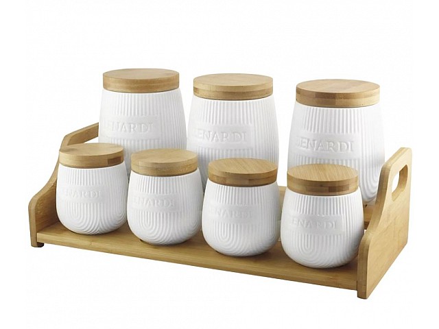 Набор из 3 банок 1000 мл и 4 банок 320 мл Bamboo Lenardi