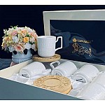 Кофейный набор Bamboo Lenardi на 6 персон 12 предметов 120 мл