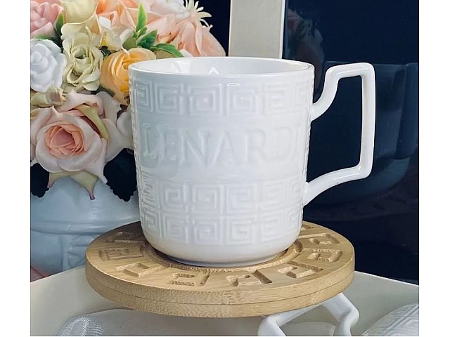 Кофейный набор Bamboo Lenardi на 6 персон 12 предметов 120 мл