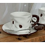 Кофейный набор на 2 персоны 6 предметов 120 мл Coffee Lenardi