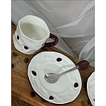 Кофейный набор на 2 персоны 6 предметов 120 мл Coffee Lenardi
