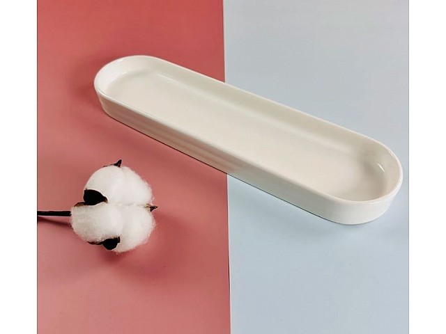 Овальное блюдо 26 см Bianco Lenardi