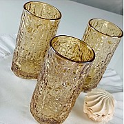 Набор из 6 стаканов 340 мл Glass Color Lenardi желтый