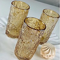 Набор из 6 стаканов 340 мл Glass Color Lenardi желтый