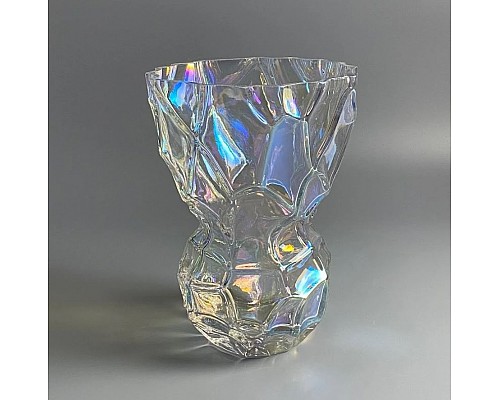 Декоративная ваза для цветов 25см Vase Lenardi перламутр