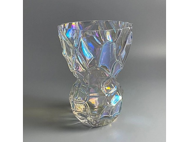 Декоративная ваза для цветов 25см Vase Lenardi перламутр