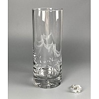 Декоративная ваза для цветов циллиндр 30см Vase Lenardi