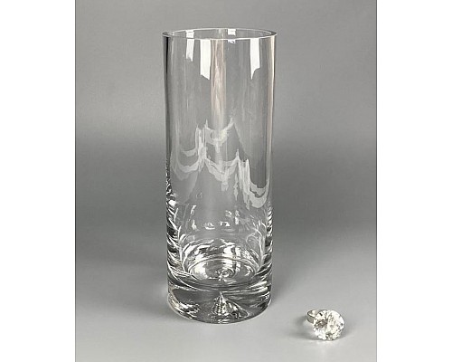 Декоративная ваза для цветов циллиндр 30см Vase Lenardi