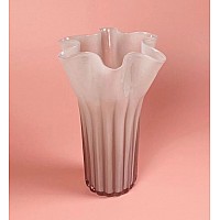 Декоративная ваза для цветов 25см Vase Lenardi красная