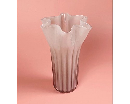 Декоративная ваза для цветов 25см Vase Lenardi красная