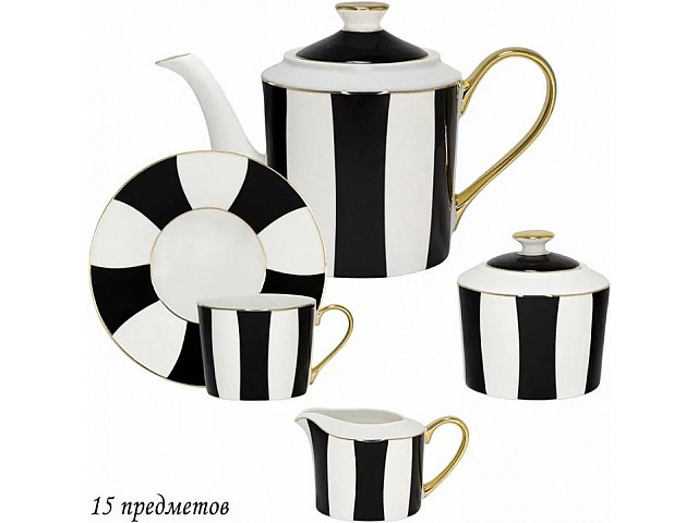 Чайный сервиз Жаклин Lenardi на 6 персон 15 предметов