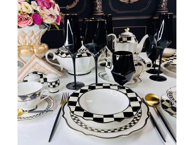 Столово-чайный сервиз Тристан Lenardi на 6 персон 38 предметов