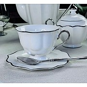 Чайный набор Magnolia Silver на 6 персон 12 предметов