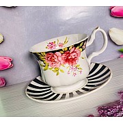 Чайный набор Flora Lenardi на 6 персон 12 предметов 260 мл