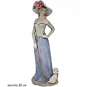 Статуэтка Lenardi Девушка с кошкой 36 см