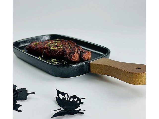 Прямоугольное блюдо 29 см с ручкой Blackwood Lenardi