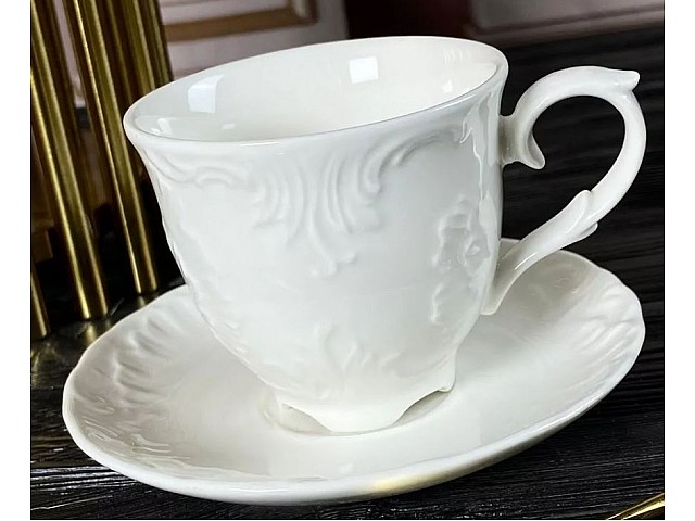 Кофейный набор на 6 персон 12 предметов 130 мл Аврора Lenardi