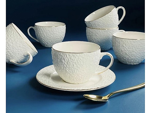 Чайный набор на 6 персон 12 предметов 270 мл Epoca Lenardi