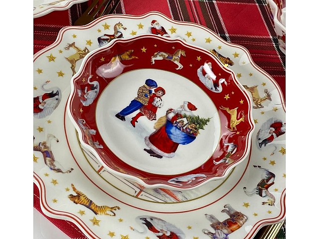 Салатник 15 см Новогодний Lenardi