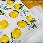 Прямоугольное блюдо 30,5 см Лимоны Lenardi