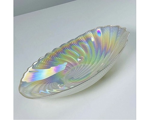 Блюдо овальное глубокое 33 см Ракушка Lenardi