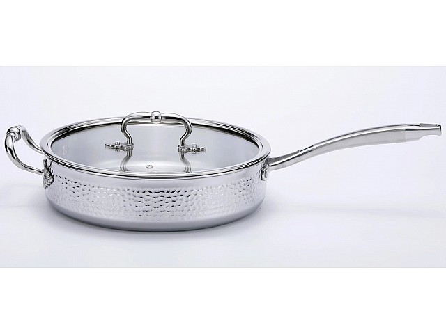 Сковорода с крышкой 4л 28 см Emboss Lenardi