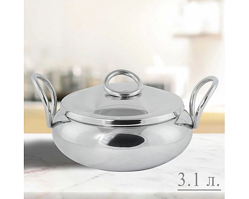 Кастрюля 3,1 л с крышкой 20 см Mirrow Lenardi