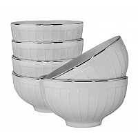 Набор из 6 салатников 11,5 см Marzipan grey Lenardi