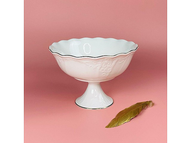 Фруктовница 20 см Агата Lenardi на ножке