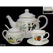 Чайный сервиз Lenardi Фрукты 14 предметов