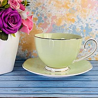 Чайный набор на 6 персон 12 предметов 250 мл Viola Lenardi зеленый