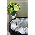 Чайный набор на 6 персон 12 предметов 370 мл Волна Lenardi серый