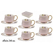 Чайный набор Нежность Lenardi сиреневый 12 предметов