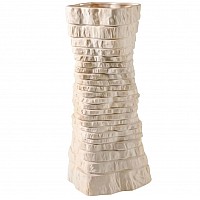 Ваза 43 см Эфиопия Lenardi бежевая