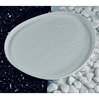 Тарелка 34 см Эфиопия Lenardi белое