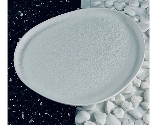 Тарелка 34 см Эфиопия Lenardi белое