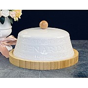 Масленка с крышкой 20 см Bamboo Lenardi