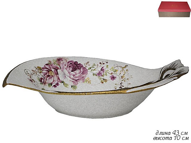 Салатник Мраморная Lenardi 43 см