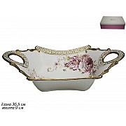 Блюдо с ручками Мраморная Lenardi 37 см
