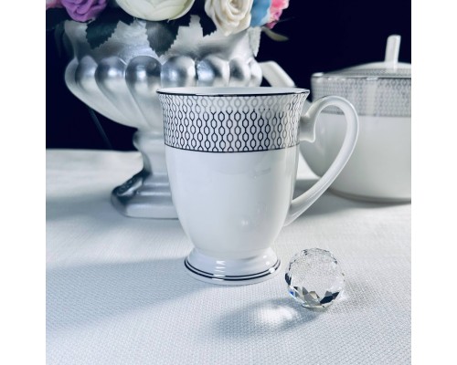 Кружка 350 мл Севилья серебро Lenardi