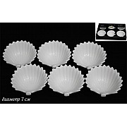 Набор из 6 салатников Lenardi Ракушка 7 см