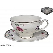 Чашка с блюдцем Lenardi Флоренс 200 мл