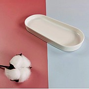 Овальное блюдо 20 см Bianco Lenardi