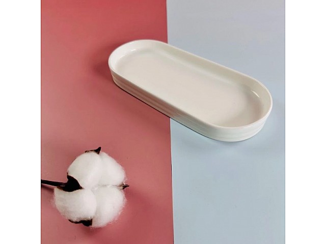 Овальное блюдо 20 см Bianco Lenardi
