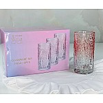 Набор из 6 стаканов 340 мл Glass Color Lenardi красный