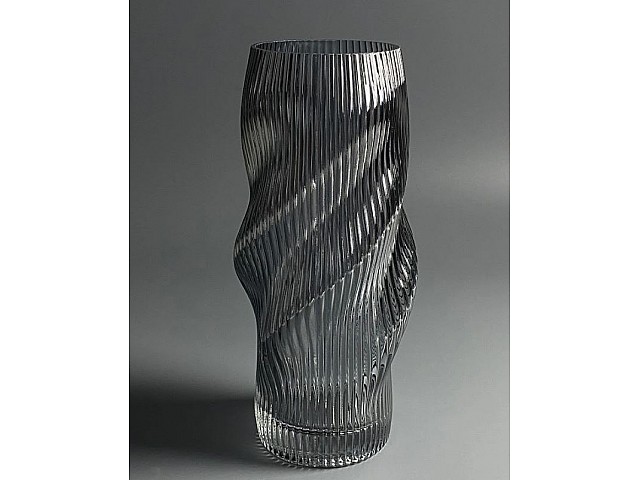 Декоративная ваза для цветов 29см Vase Lenardi серая Декоративная ваза для цветов 29см Vase Lenardi серая