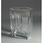 Декоративная ваза для цветов 21 см прямоугольная Vase Lenardi