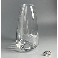 Декоративная ваза для цветов конус 30см Vase Lenardi