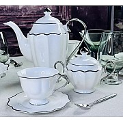 Чайный сервиз Magnolia Silver Lenardi на 6 персон 14 предметов