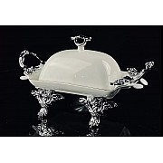 Масленка на ножках с ручками Atlantis Lenardi на ножках с ручками